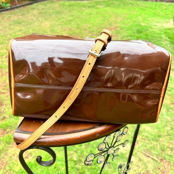 Dooney & Bourke Satchel Handbag Patent Leather - Picture 6 of 12